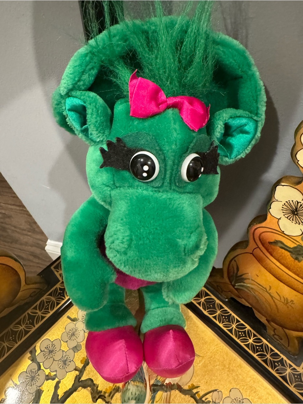 Vintage 1982 Baby Bop Plush 12” Barney & Friends Golden Bear Lyons